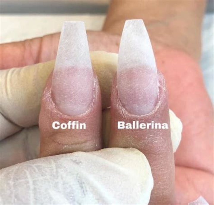 Are coffin and ballerina nails the same?