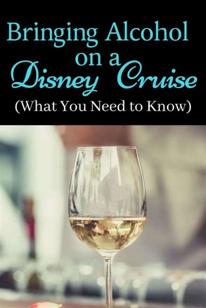 Can you bring alcohol into Disney?
