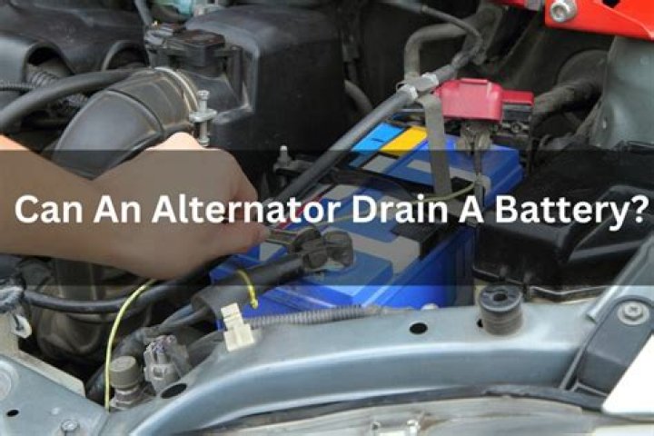 Can your alternator drain your battery?