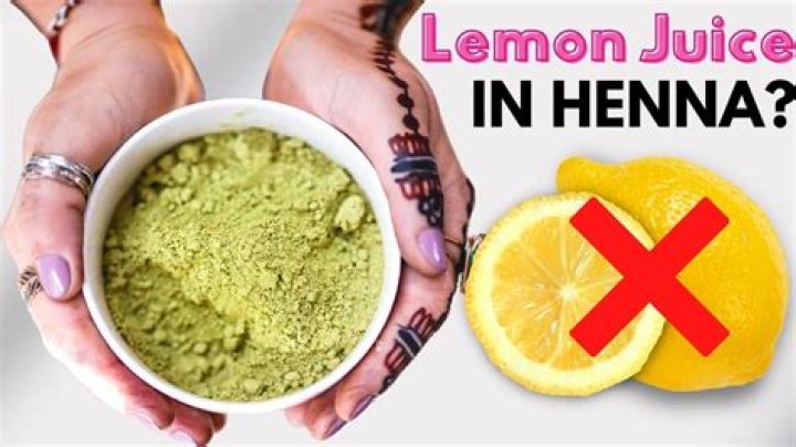 Does lemon make henna darker?