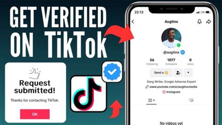 Does TikTok email you to get verified?