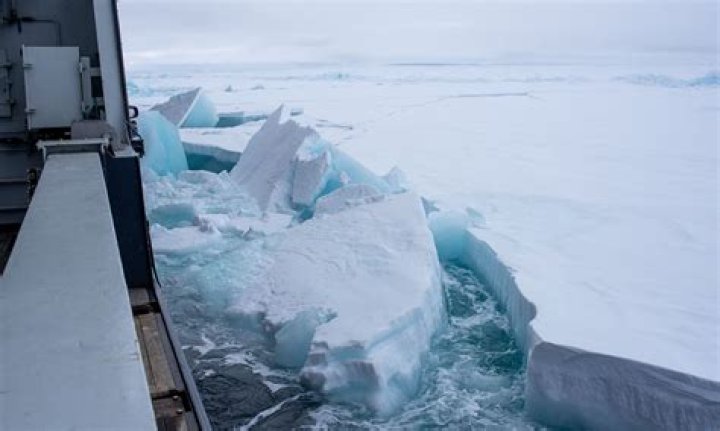 How do you break through thick ice?