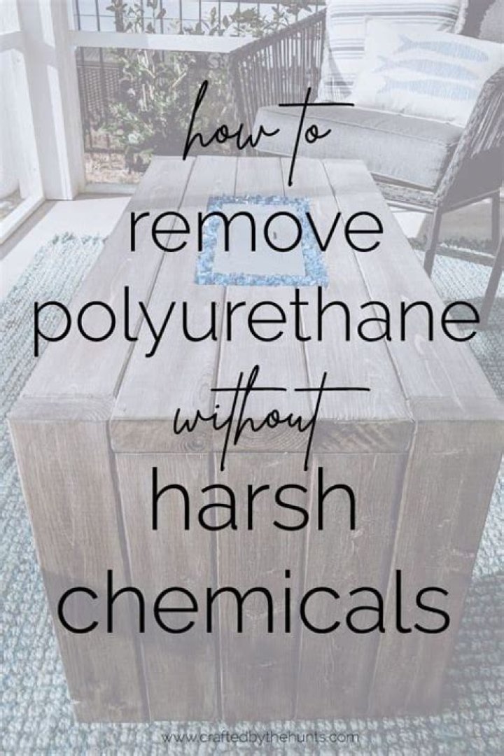 How do you remove polyurethane without sanding?