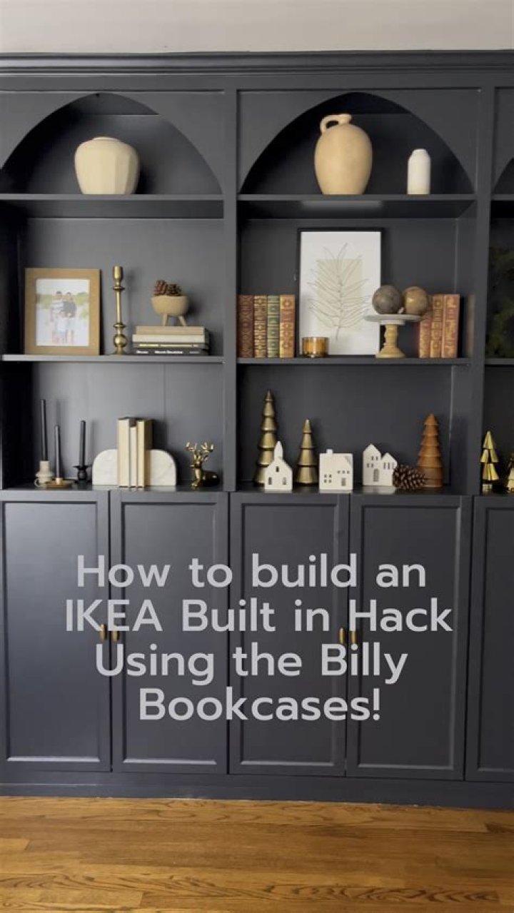 How do you turn a bookshelf into a cabinet?