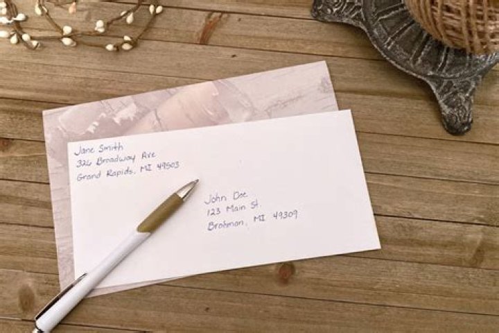 How do you write an envelope UK?