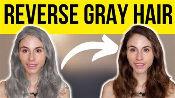 How does black tea reverse GREY hair?