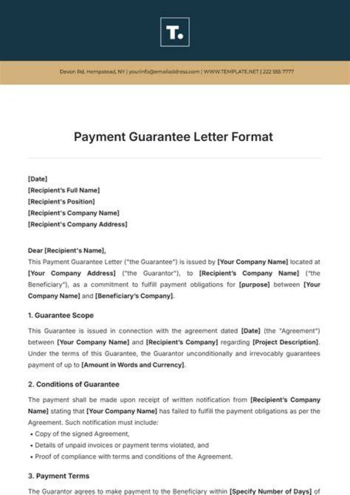 How is a guaranteed payment reported?