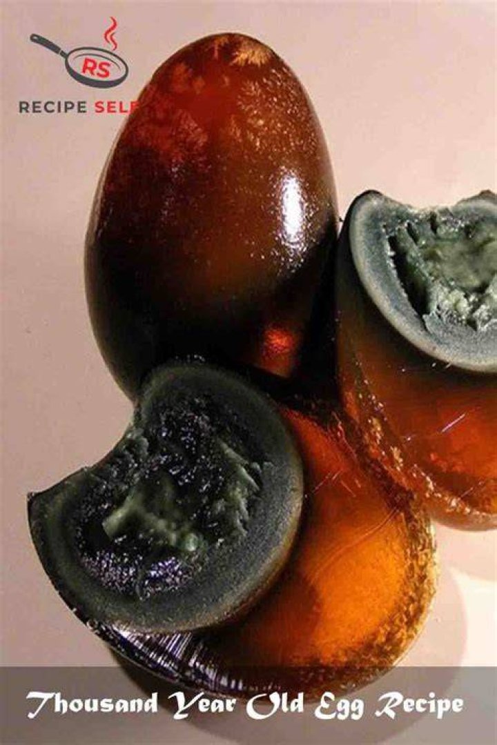 How is a thousand year old egg made?