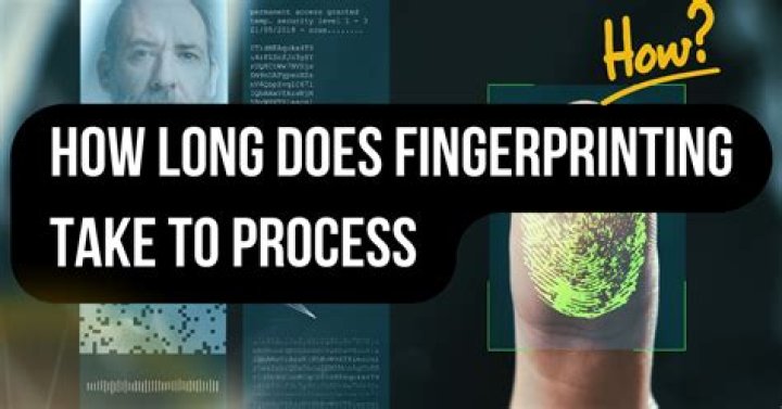 How long do your fingerprints stay on file?