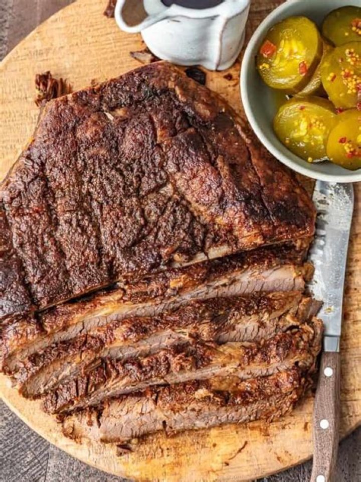 Should brisket be pink?