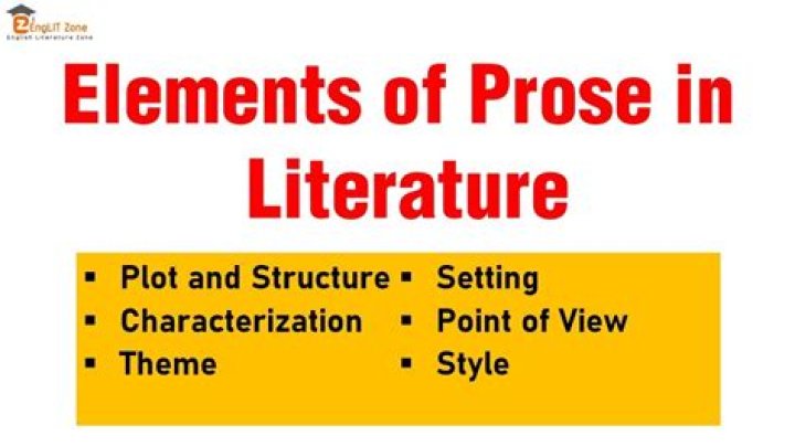 What are elements of prose?