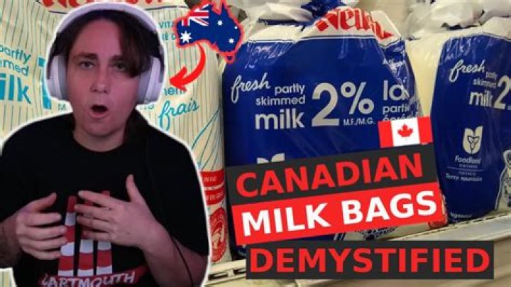 What countries put milk in bags?