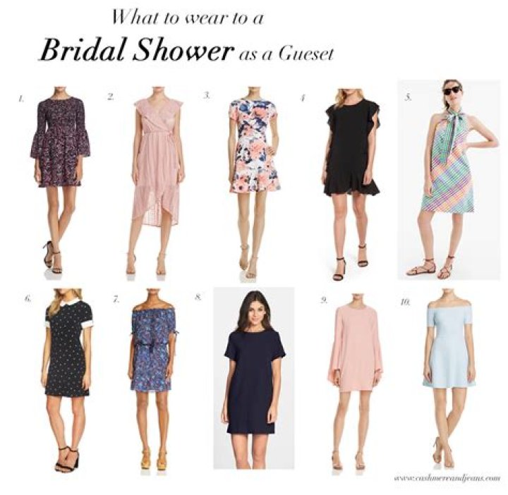 What do you wear at a bridal shower?