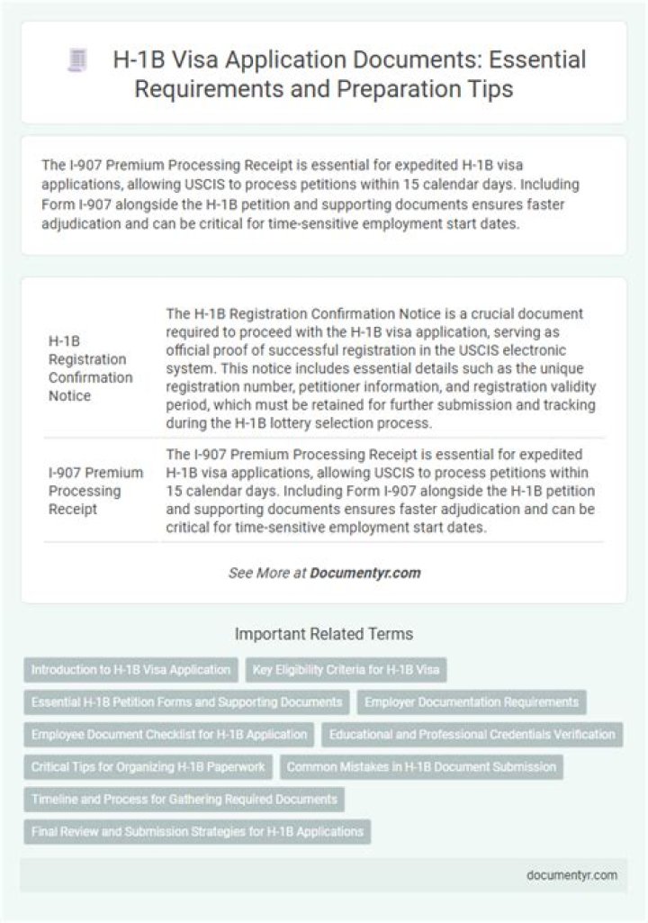 What documents do I need to file H-1B?