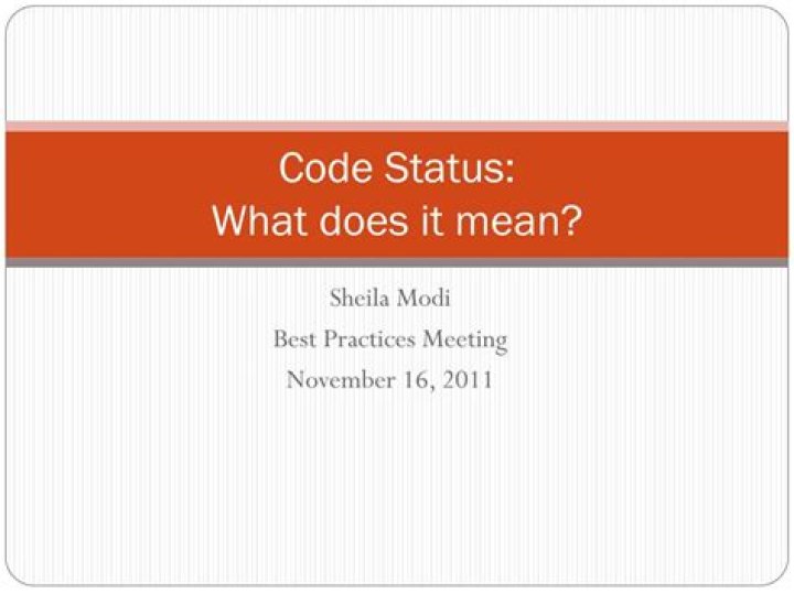 What does code status DNR mean?
