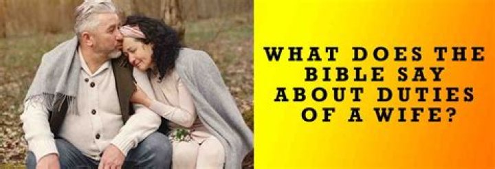 What does the Bible say about wife duties?