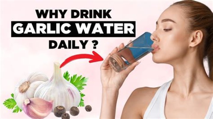 What happens when you drink garlic water everyday?