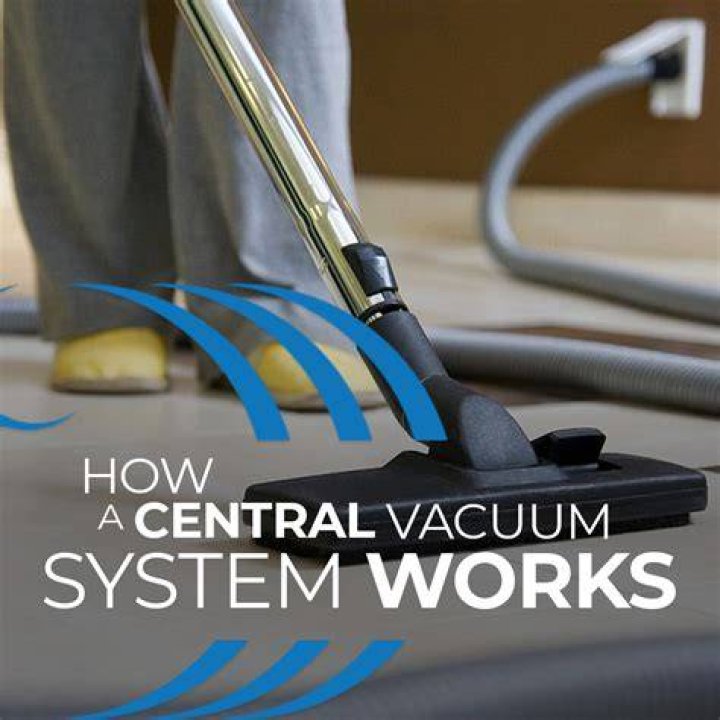 When were central vacuum systems popular?