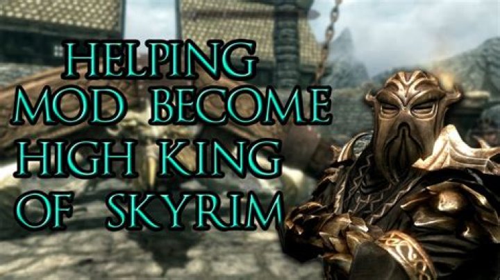 Who becomes High King of Skyrim?
