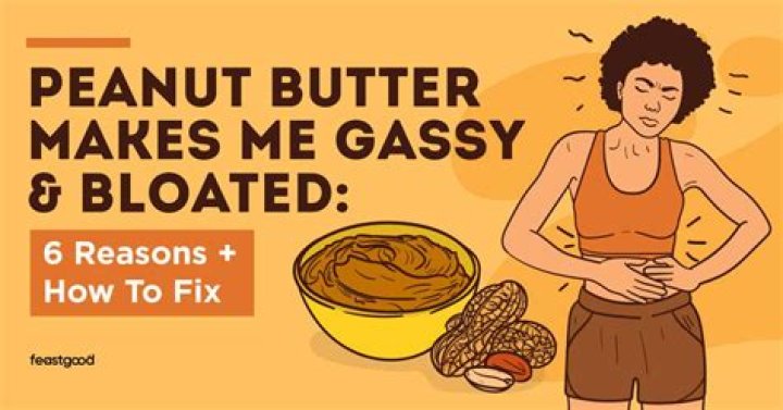 Why do I feel weird after eating peanut butter?