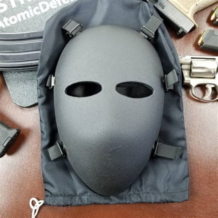 Why do soldiers not wear bullet proof masks?