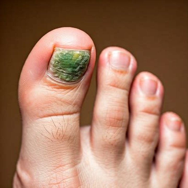 Why is my toenail green?