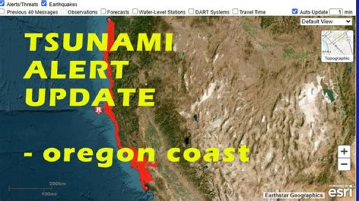 Will a tsunami hit Oregon?